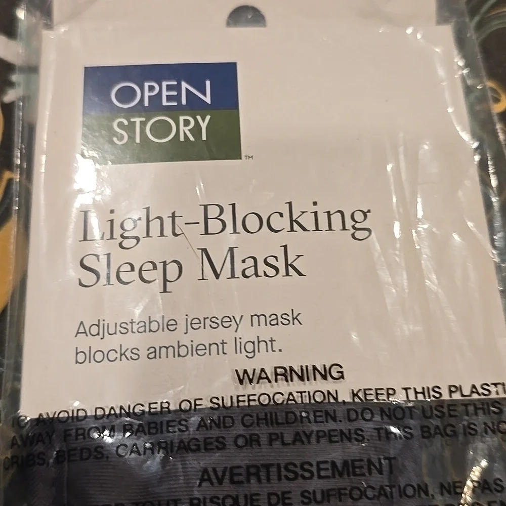 ❤️10/$10 New Open Story Black Light-Blocking Sleep Mask